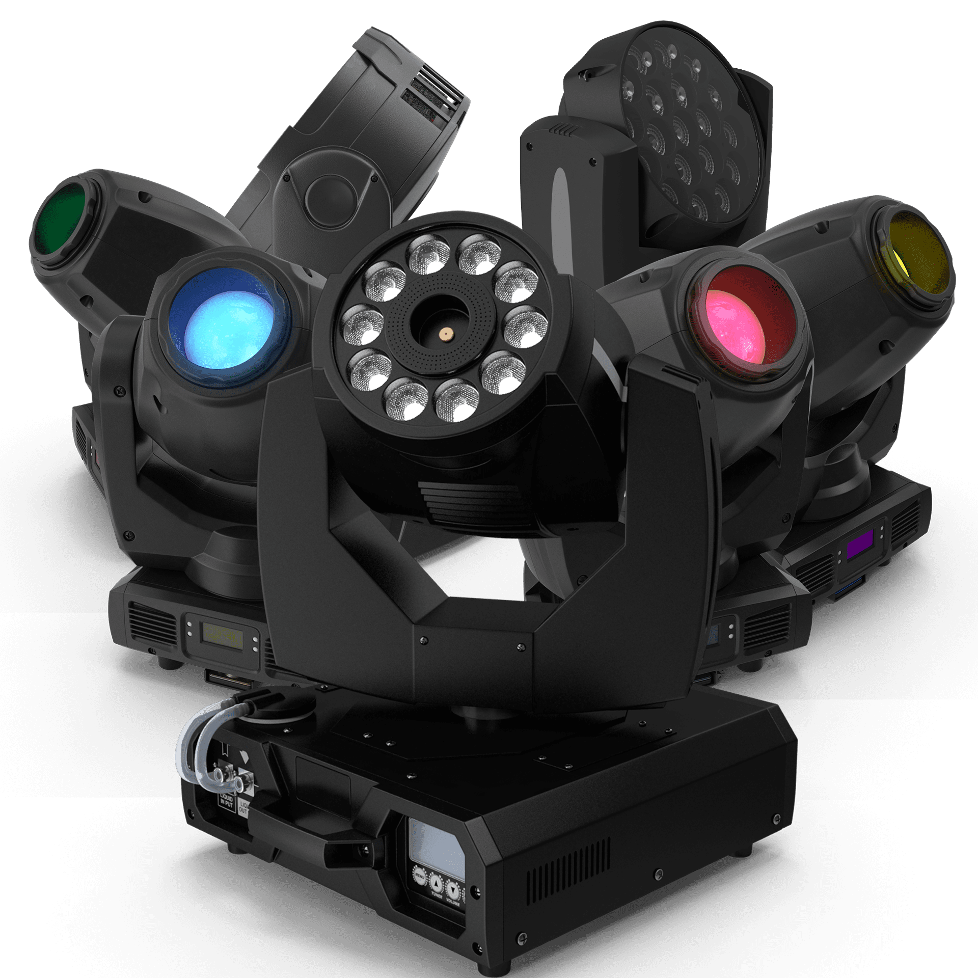 Professional Stage Lighting and Fog Machine.H03.2k